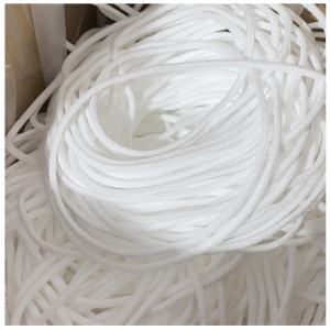 OEM/ODM Manufacturer Chinese Suppliers Mask Rope Elastic 3-5 mm Round White Ear Band Lanyard