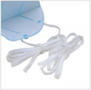 New Fashion Design for 2.5mm/3mm flat elastic band disposable ear round white face rope