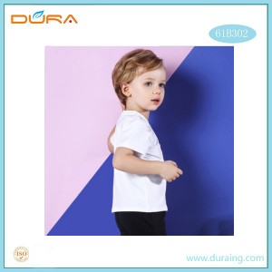 Boys’ and girls’ r short sleeve cotton breathable T-shirt tops