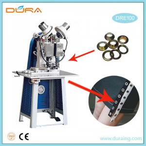One of Hottest for Semi Automatic Eyelet Grommet Punching Attaching Fixing Riveting Machine Hole Punching and Eyelet Setting in One Single Operation