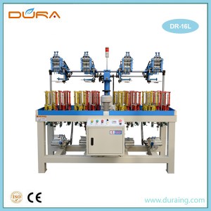 square type 16 spindle high speed braiding machine