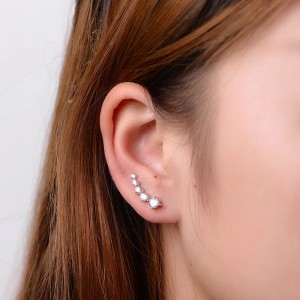 China Cheap price China Manufacturer Custom Great Quality None Fade Gold Earring 18K Women Waterproof Fashion jewellery Guangzhou 2022 Cuff Earring Jewelry