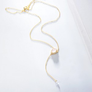 Fast delivery China Wholesale Luxury Replica Sliver Necklace New Designer High Quality Lady Necklace for Lovers