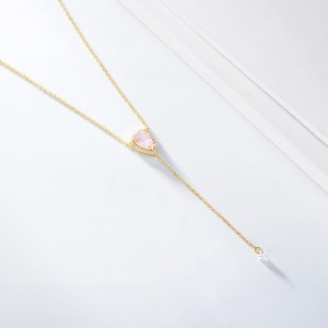 Fast delivery China Wholesale Luxury Replica Sliver Necklace New Designer High Quality Lady Necklace for Lovers