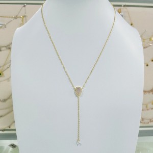 Fast delivery China Wholesale Luxury Replica Sliver Necklace New Designer High Quality Lady Necklace for Lovers