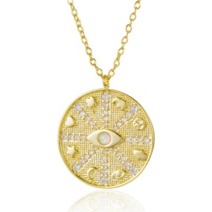 High definition China Messi Gems Fashion Lady Necklace 14K 18K Gold Jewelry Lab Emerald Pendant Necklace