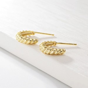 High reputation China Wholesale High Quality Unique Handmade Jewelry Cubic Zirconia Cute Elepant Animal Fashion Gold/Black Plated Brass Jewelry Drop Earring