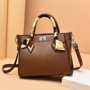 China Cheap price China Wholesale OEM Fashion Ladies Comfortable PU Designer Handbags Ladies Tote Wooden Handle Design Handbags with Long Shoulder Strap Perfect for Women