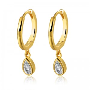 Hot Selling for China Fashion Jewelry Cubic Zirconia Gemstone 925 Sterling Silver Earring (DR223)