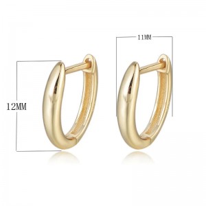 Reasonable price China New Design Fashion Jewelry 925 Sterling Silver or Brass 18K Gold Cubic Zirconia Earrings for Women