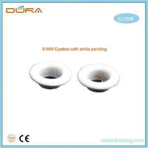 8 MM Eyelets with white painting