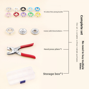 Five claw buckle and installation tool set