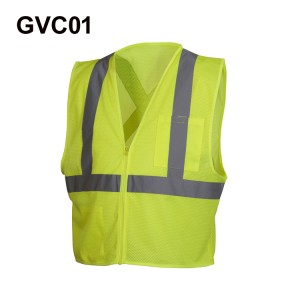 Wholesale Discount China 5-Point-Breakaway Polyester Reflective Safety High Visibility Vest