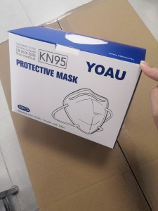 ODM Supplier China Non Woven KN95 Air Mask Five Layers Face Shield Customized Printing Adjustable Nose Bar Cheap Price Mouse Mask