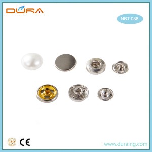 China Wholesale High Quality Fashion Custom Design Logo Gold Alloy Customized Metal Press Snap Button For Garments