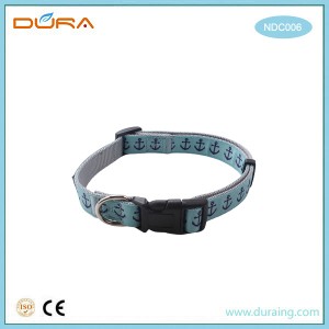 NDC006 Printing Logo Nylon Dog Collar