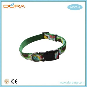 NDC014 Printing Logo Nylon Dog Collar