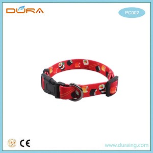 PC002 Shiny Polyester Dog Collar