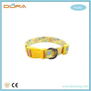 PC003 Shiny Polyester Dog Collar