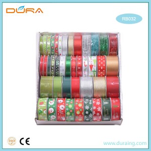 RB032 Christmas Gift Packing Satin Ribbon Set