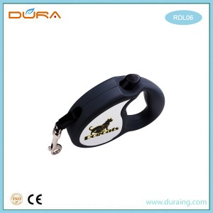 Hot sale Factory Retractable Dog Leash with Flashlight and Poop Bag