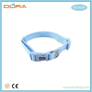 Top Suppliers Custom Laser Logo Polyester Sublimation Printed Pattern Gold Alloy Buckle Dog Collar for Cat Dog