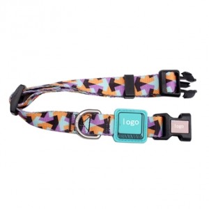 SPDG007 Shiny Polyester Dog Collar