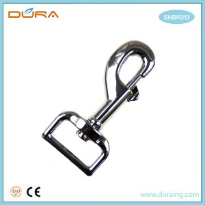 China Supplier Gold Custom Curved Adjustable Locking Dog Brass Quick Release Buckle Clip For Pet Collars