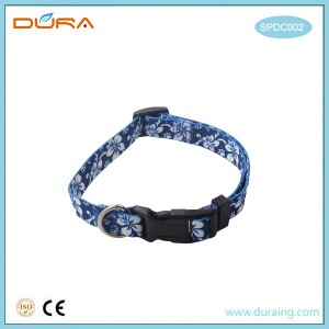 SPDC002 Shiny Polyester Dog Collar