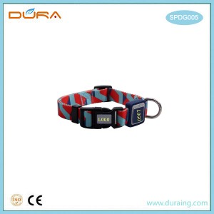 SPDG005 Shiny Polyester Dog Collar