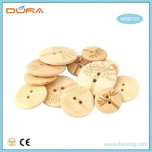 WDBT02 Wooden Button