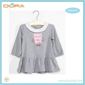 Girl’s long-sleeved T-shirt pure cotton blouse