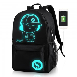 New Fashion Design for China Recyclable RPET Lightweight Fluorescence Shiny Green Outdoor Waterproof Sports Cycling Riding Rnnning Backpack Unisex